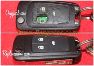 Chevrolet Cruze Remote Flip Key Shell Case | Singapore Mart