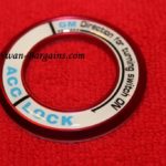Luminous Red Aluminium Cruze Ignition Key Ring Cover