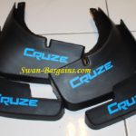 Cruze Splash-proof Mud Guard Set - Reflective Blue Singapore Malaysia
