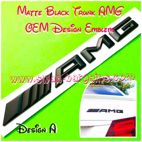 Mercedes-Benz AMG Logo Trunk Badge Emblem  SG Accessories