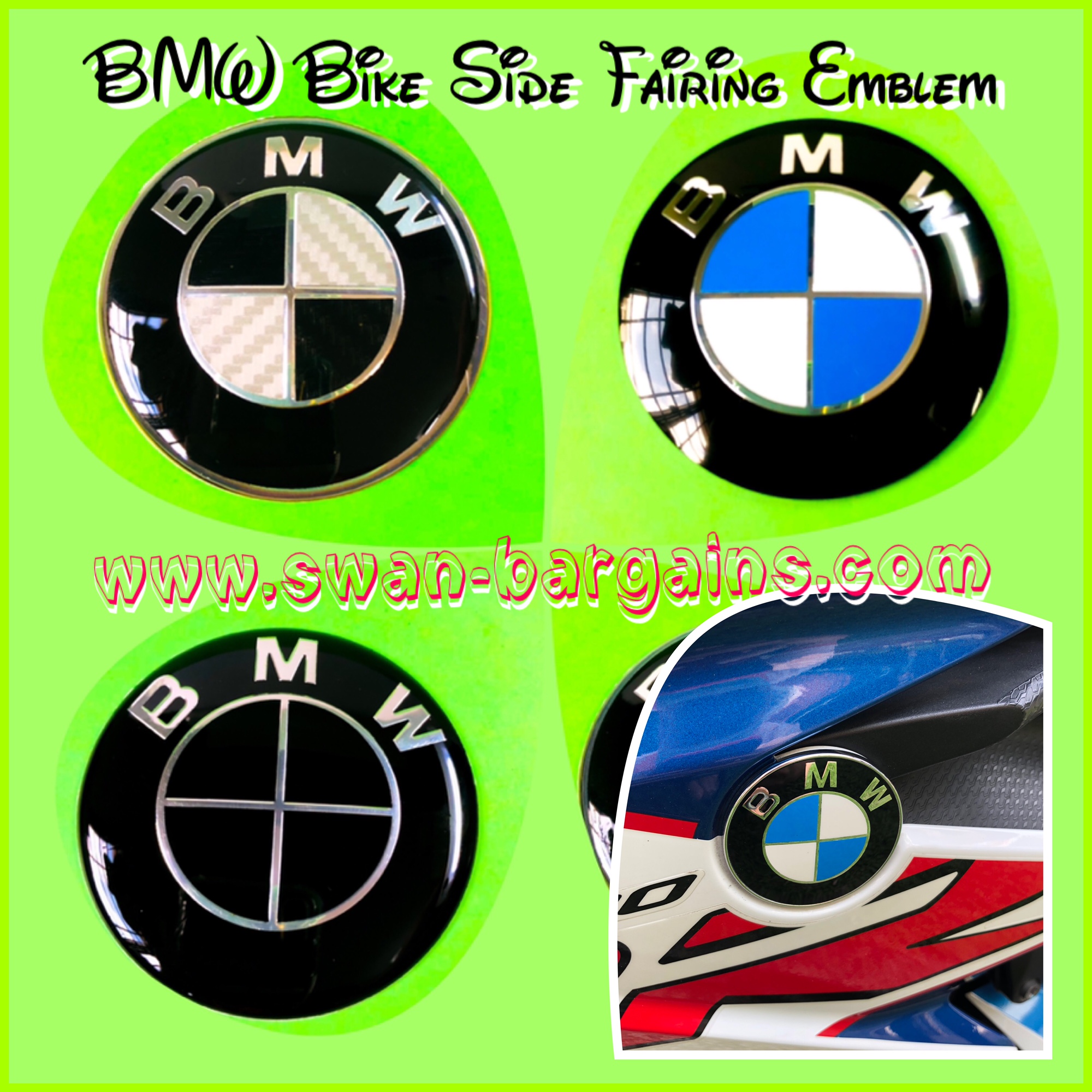 BMW Bike Side Fairing Emblem Singapore