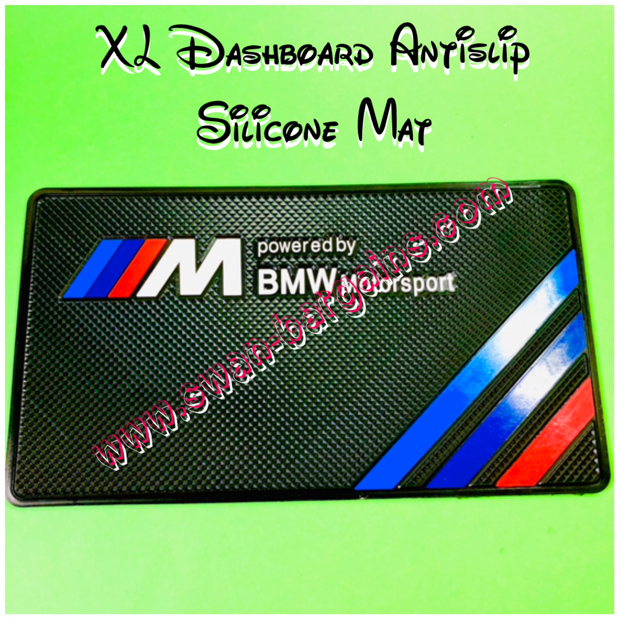 BMW M Logo Dashboard Silicon Antislip Mat Singapore