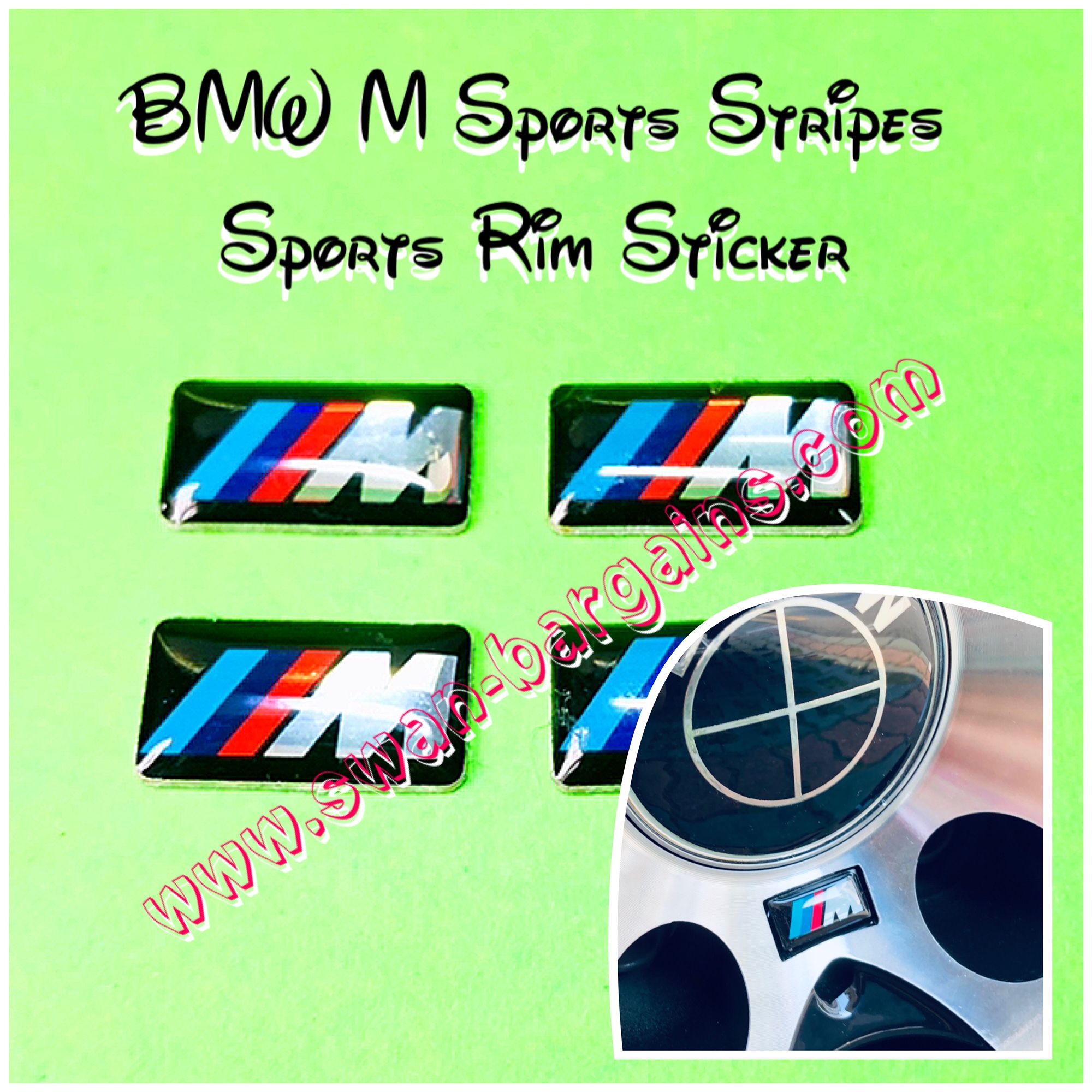 BMW M Performance Decorative Sports Rim Sticker Singapore