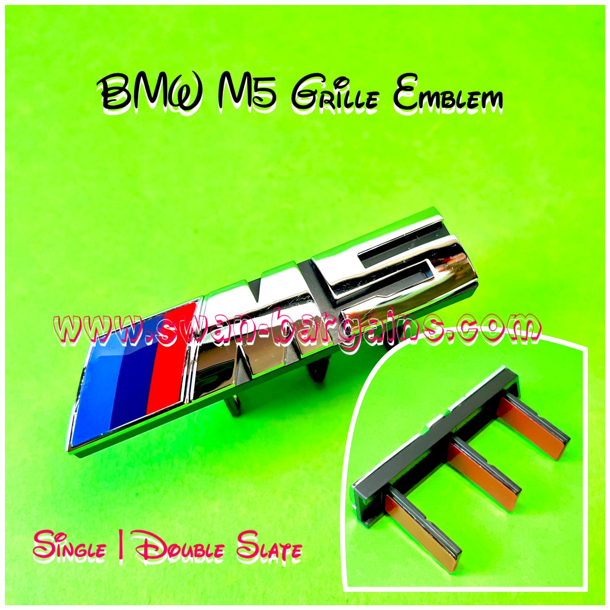 BMW M5 M Sports Grille Emblem Singapore - Chrome