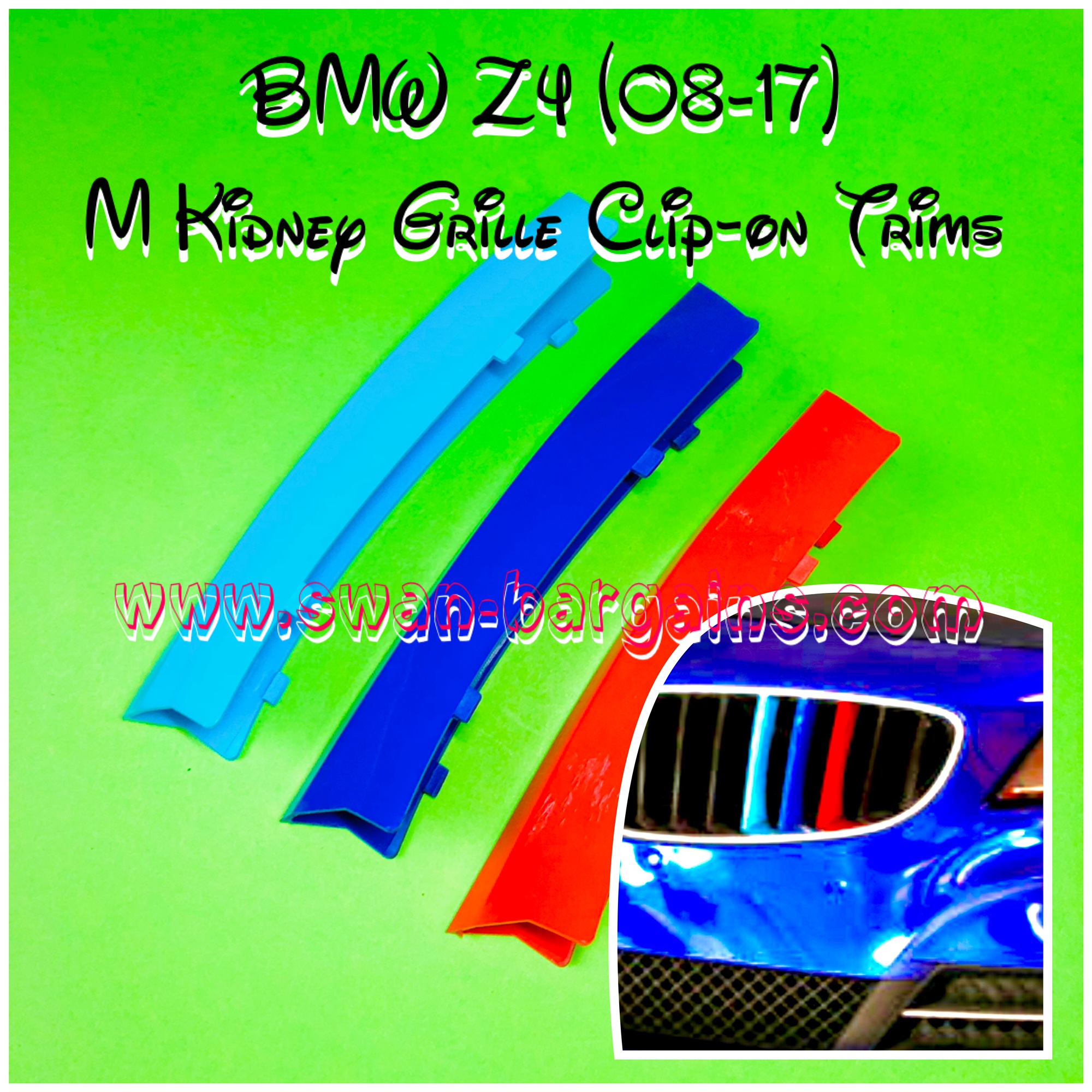 BMW Z4 Kidney Grille Tri-Color Snap-in Trim Singapore - E89