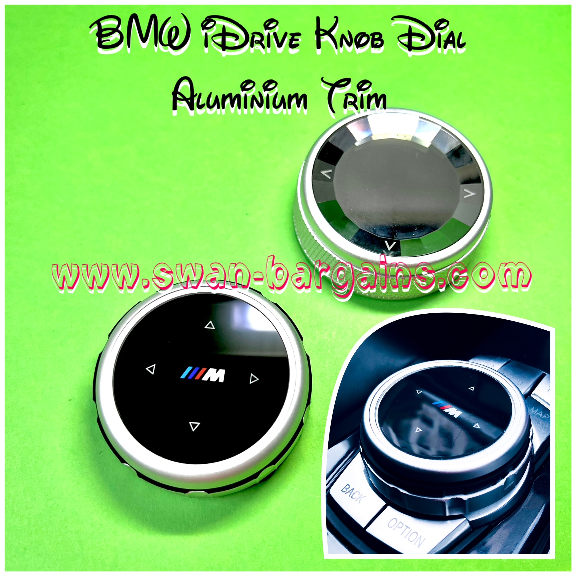 BMW iDrive Control Knob Aluminium Trim Singapore