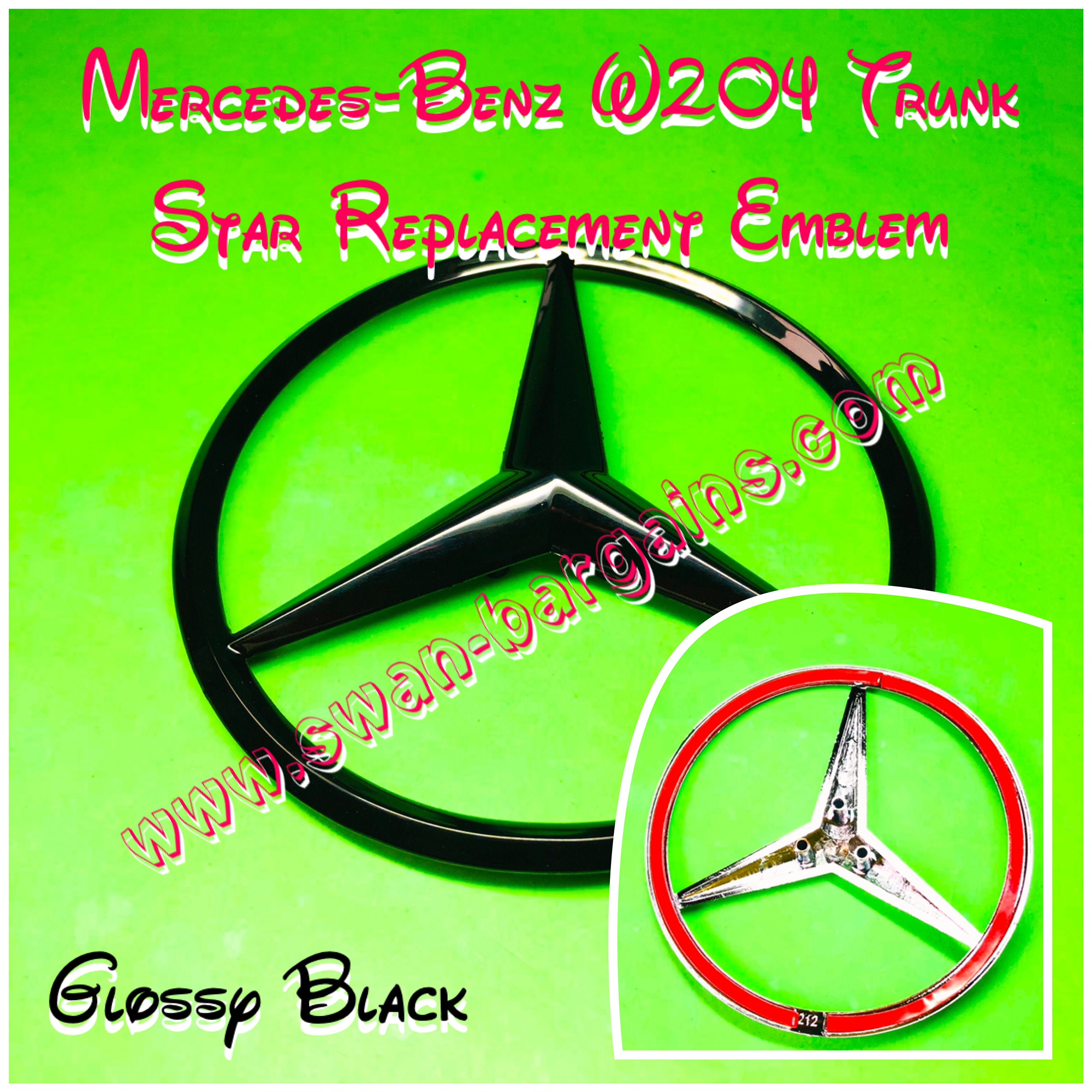 Benz C Class Trunk Star Replacement Emblem – Welcome to Swan Bargains  Online Store!