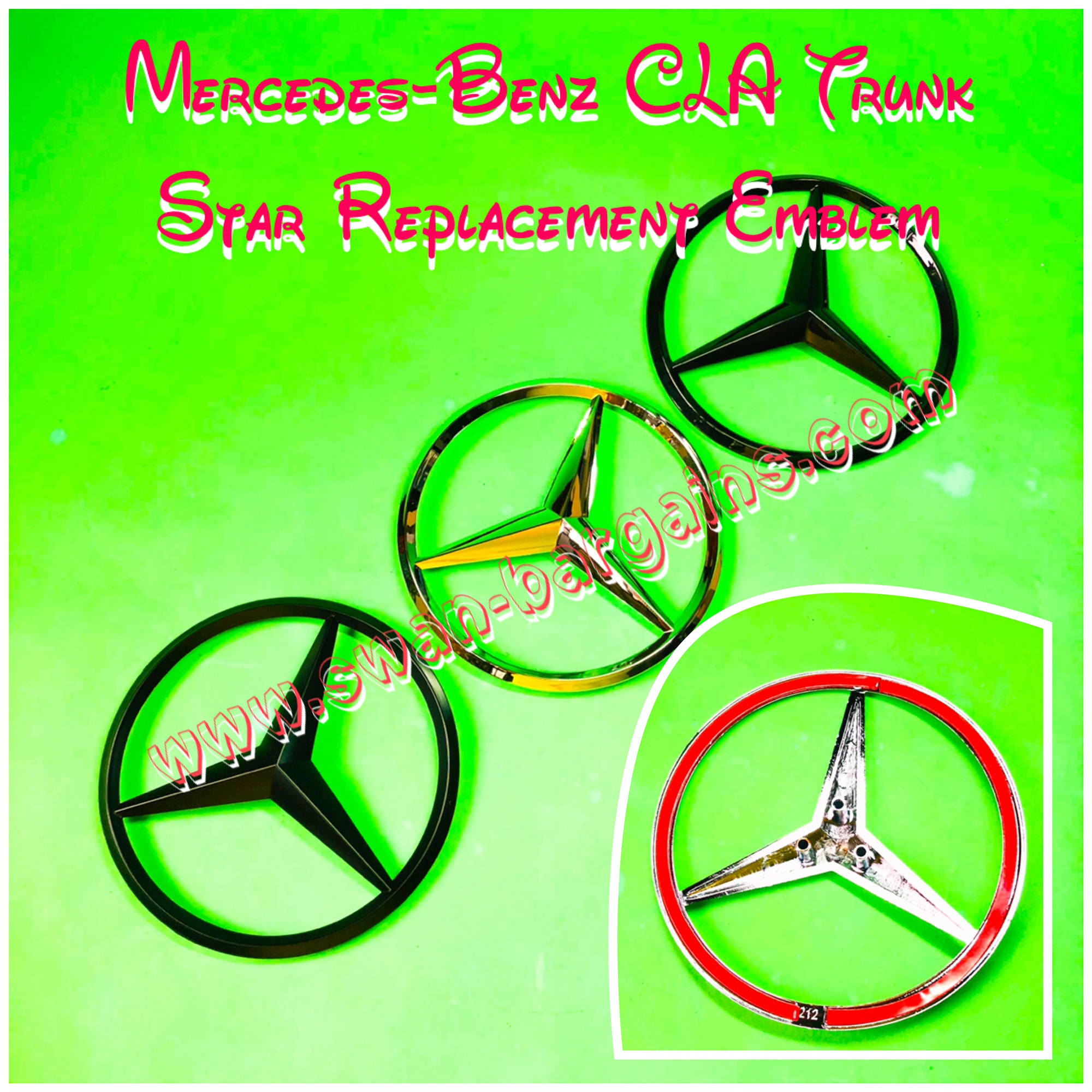 Benz CLA Trunk Star Replacement Emblem Singapore - C117