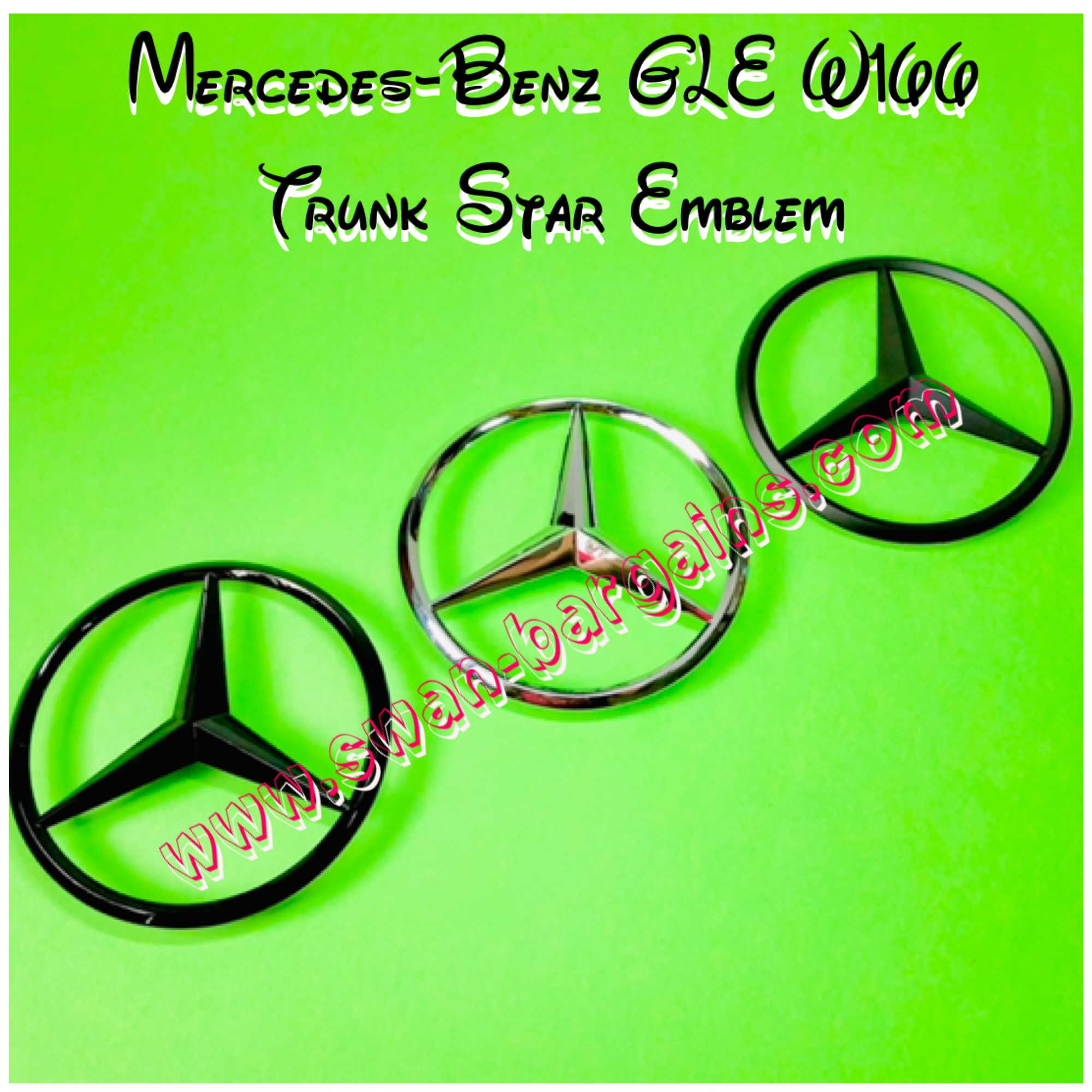 Benz GLE Class Trunk Star Replacement Emblem Singapore