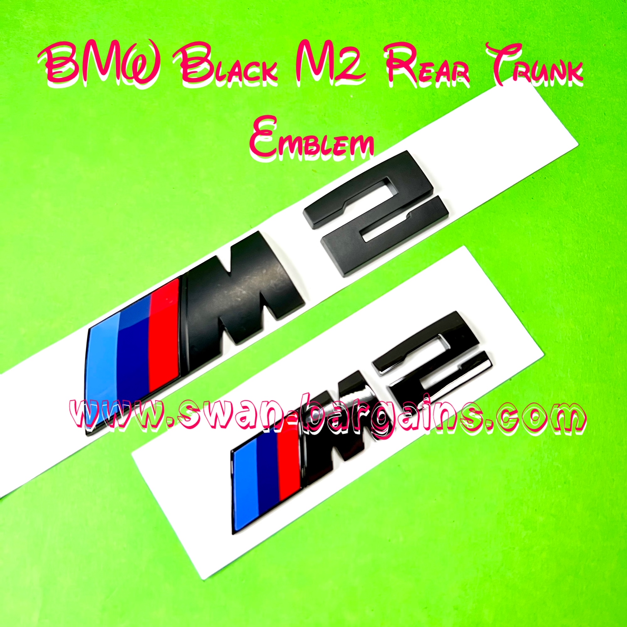 Black Series BMW M2 M Sports Rear Trunk Emblem Singapore