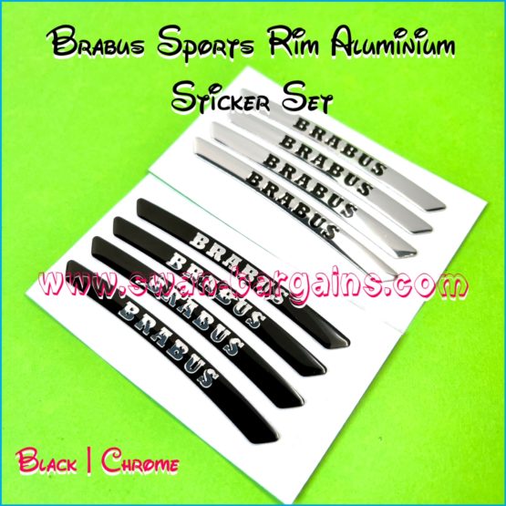 Brabus Sports Rims Aluminum Decorative Sticker Singapore