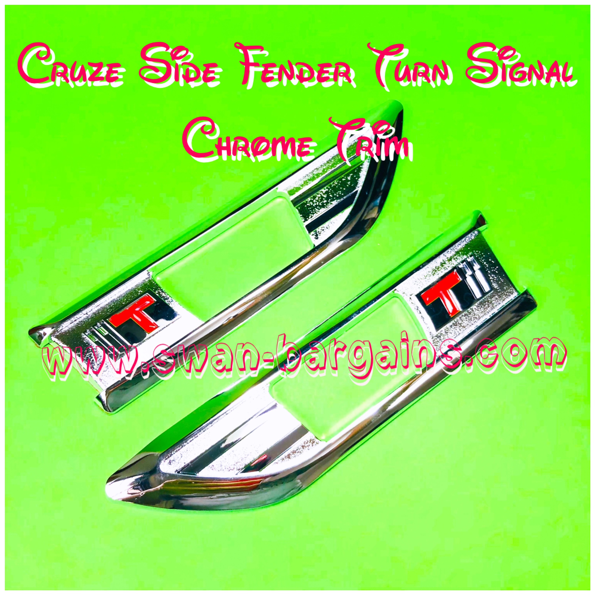 Chevrolet Cruze Side Turn Signal Trim Singapore - Chrome Fender Trim