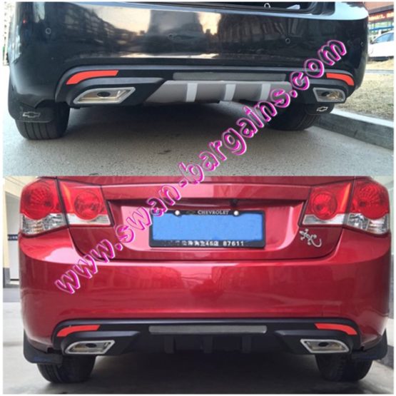 cruze rear bumper diffuser