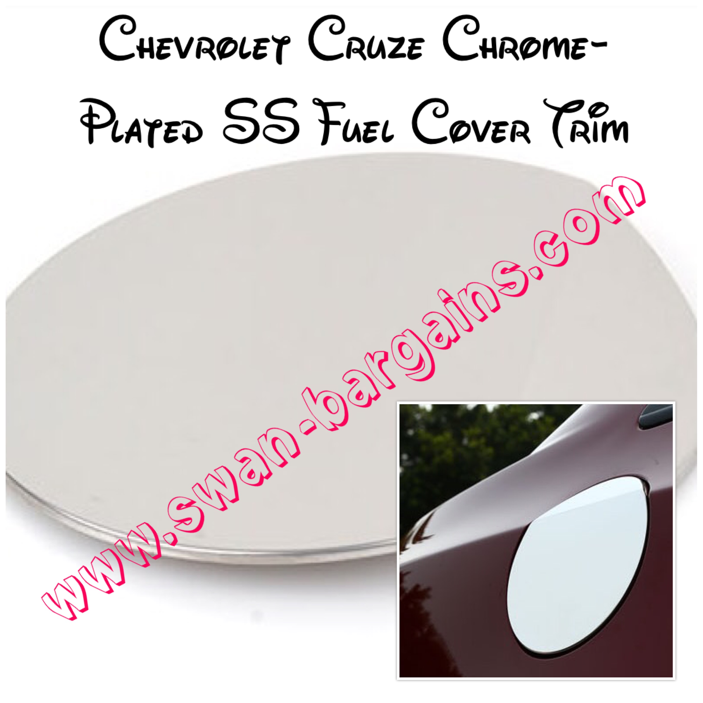 Chrome-plated Chevrolet Cruze Fuel Cover Trim Singapore