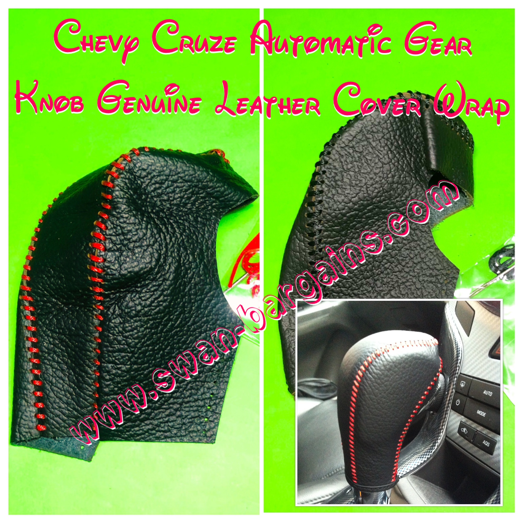 Cruze Automatic Gear Knob Leather Cover Singapore