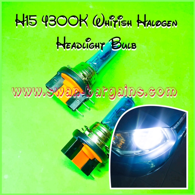 H15 4300K Bright Halogen Headlight Bulb Singapore