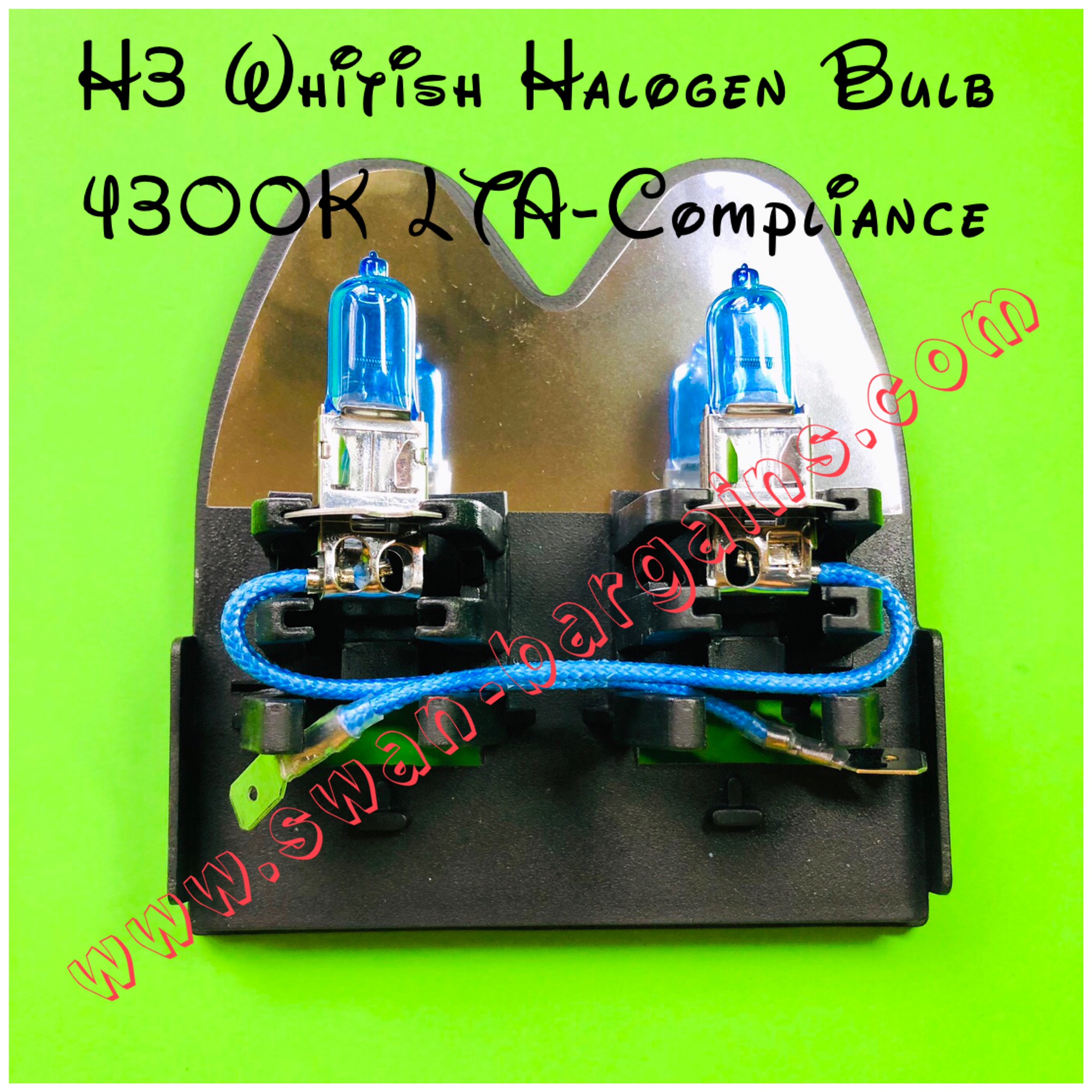 H3 4300K Halogen Headlight Foglight Bulb Singapore