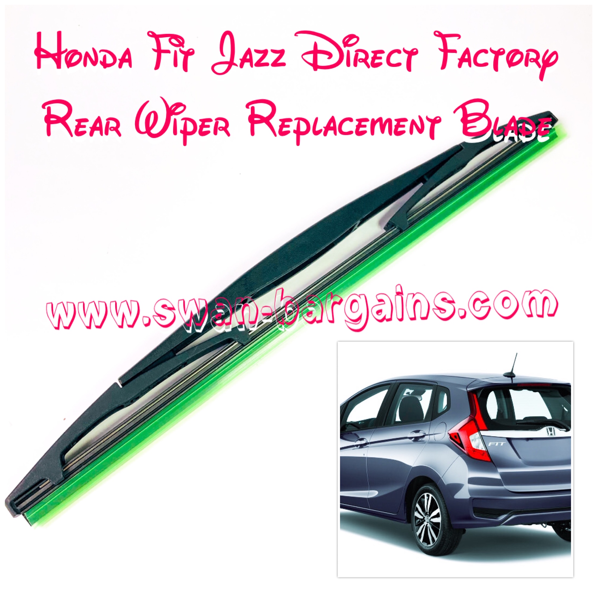 Honda Fit Jazz Rear Windscreen Wiper Blade Direct Fit Singapore