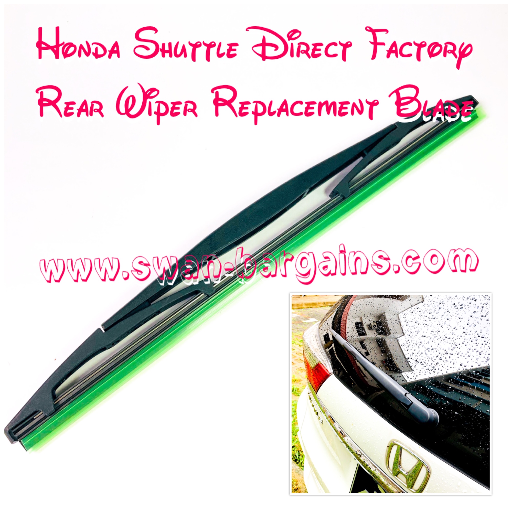 Honda Shuttle Rear Windscreen Wiper Blade Direct Fit Singapore