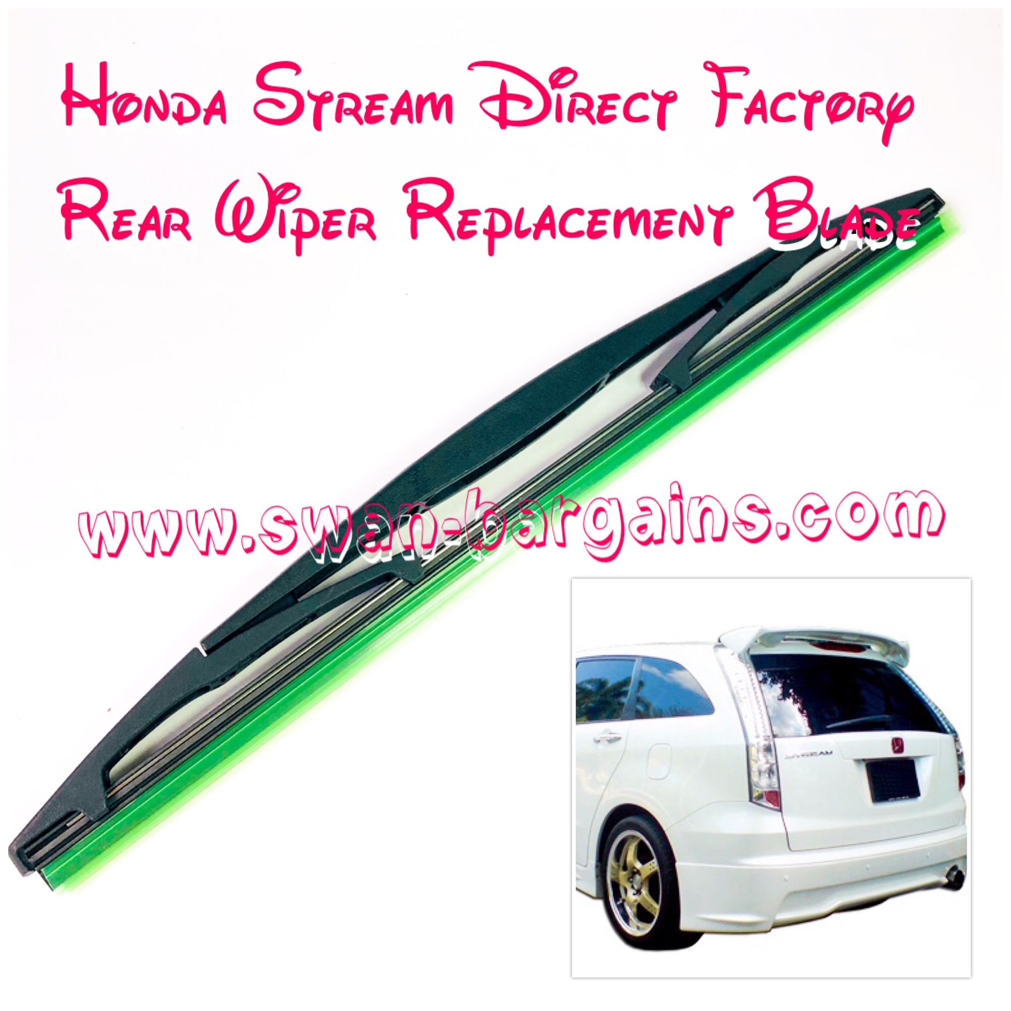 Honda Stream Rear Windscreen Wiper Blade Direct Fit Singapore