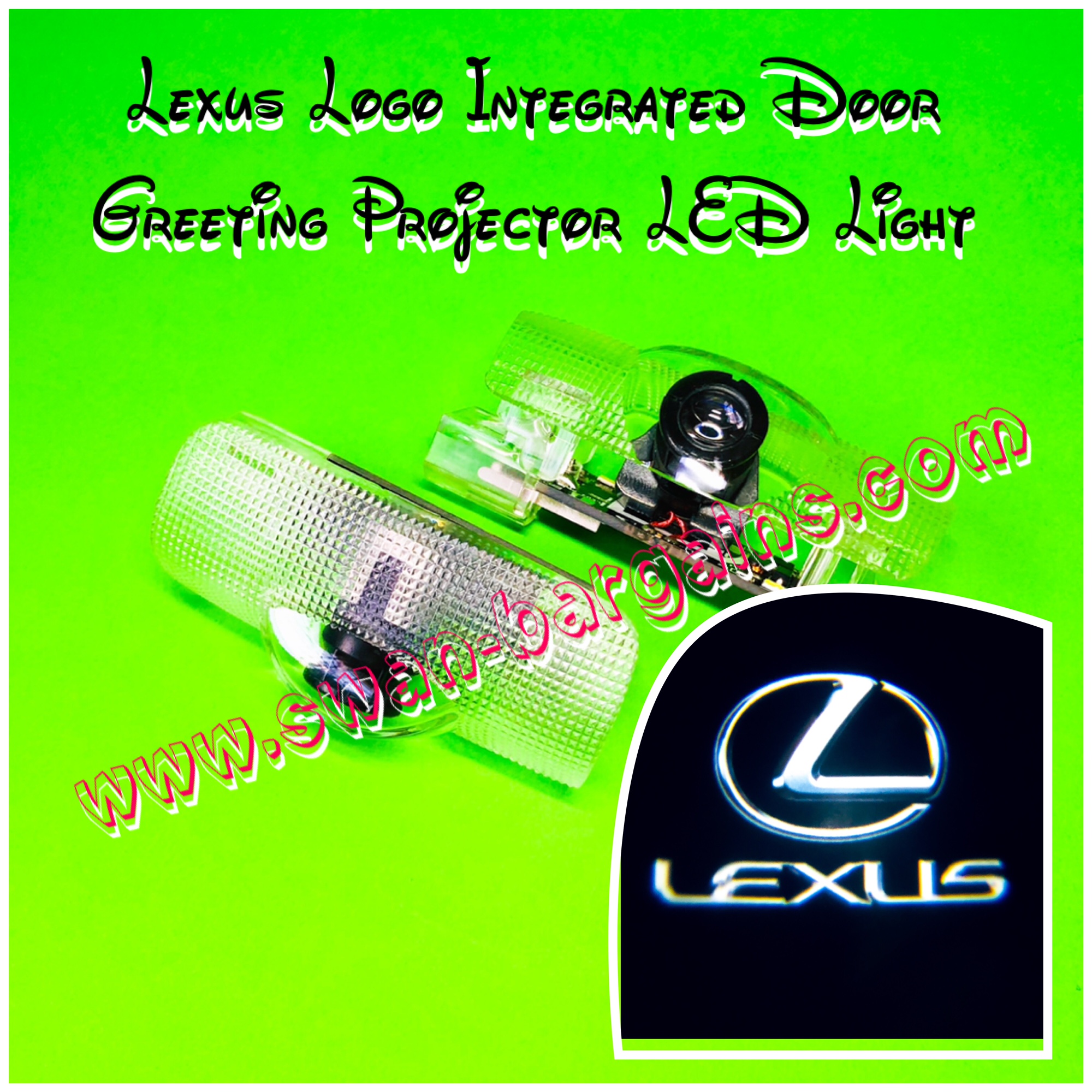 Lexus Integrated Door Courtesy LED Projector Lamp Singapore