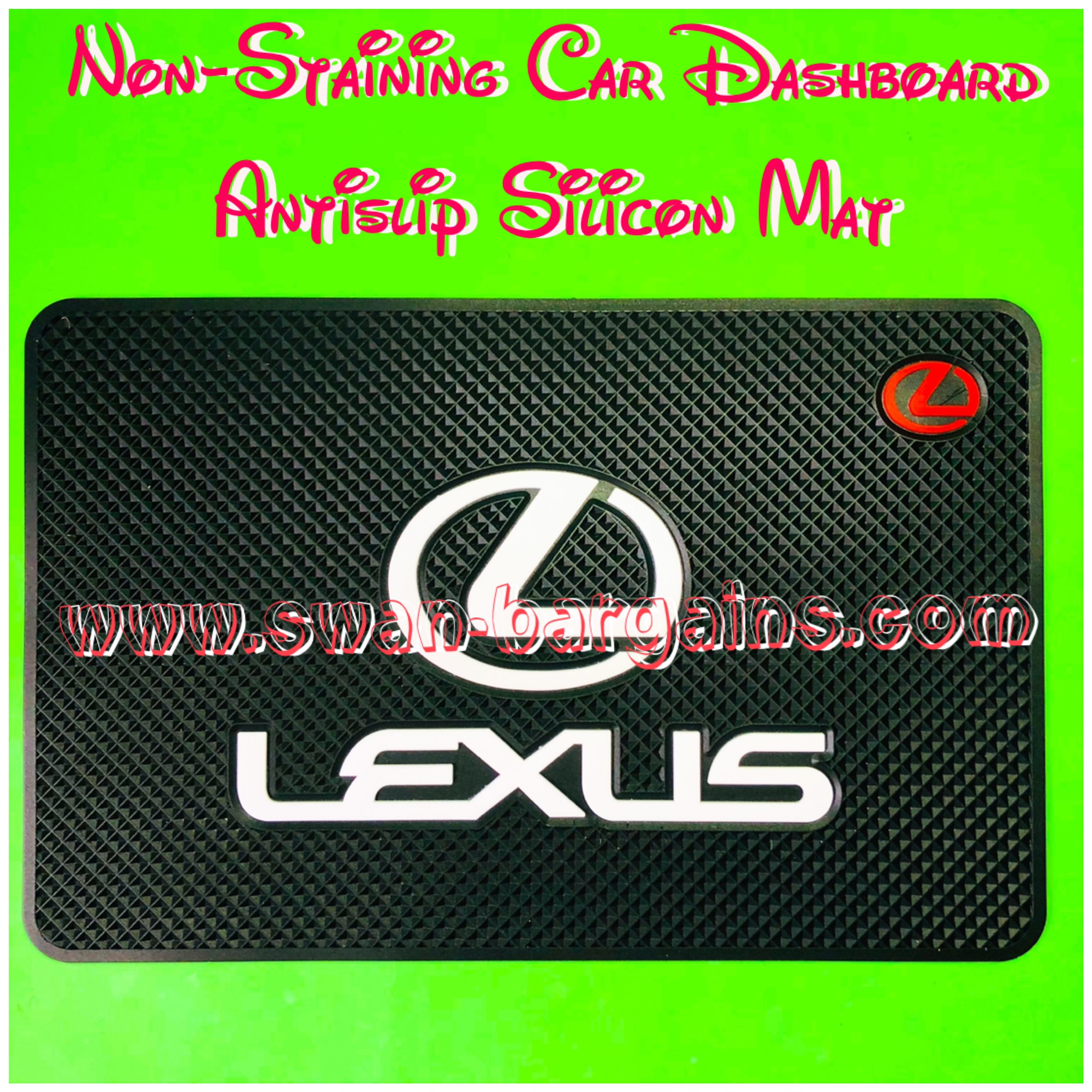 Lexus Logo Dashboard Silicon Antislip Mat Singapore