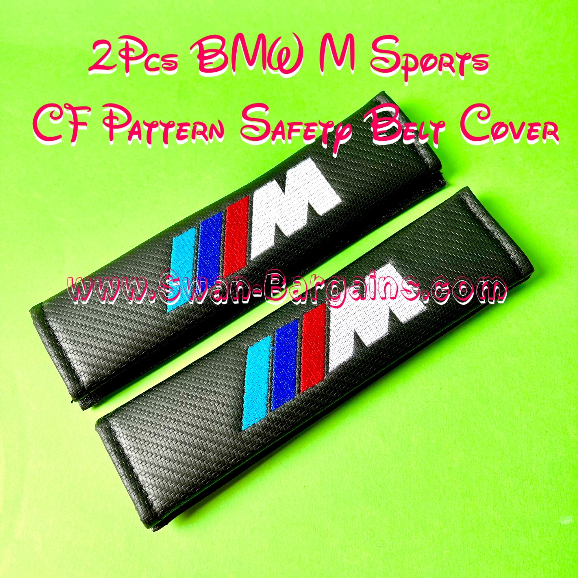 M Sports BMW Car Safety Belt Cover Set Singapore