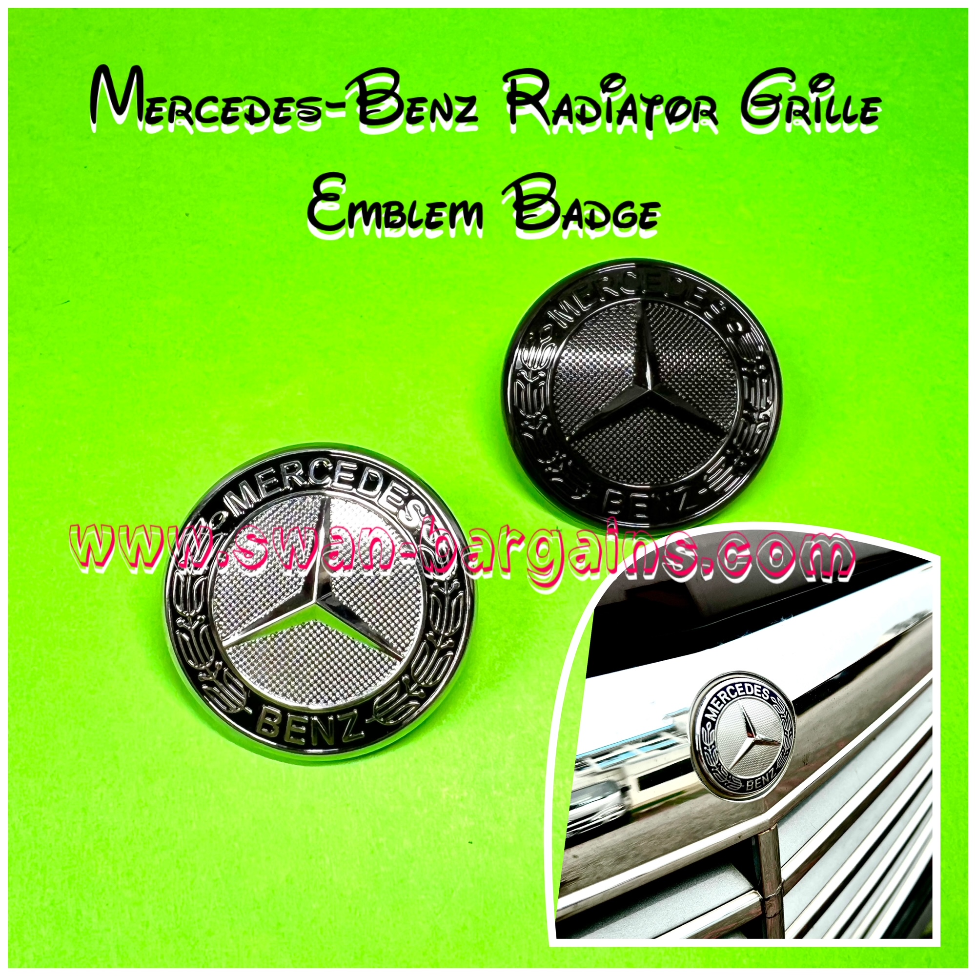 Mercedes Benz Front Radiator Grille Emblem Singapore