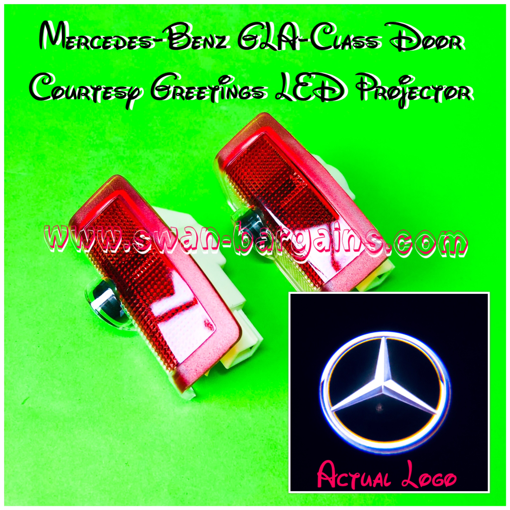 Mercedes Benz GLA Door Courtesy LED Projector Lamp Singapore - Plain Star