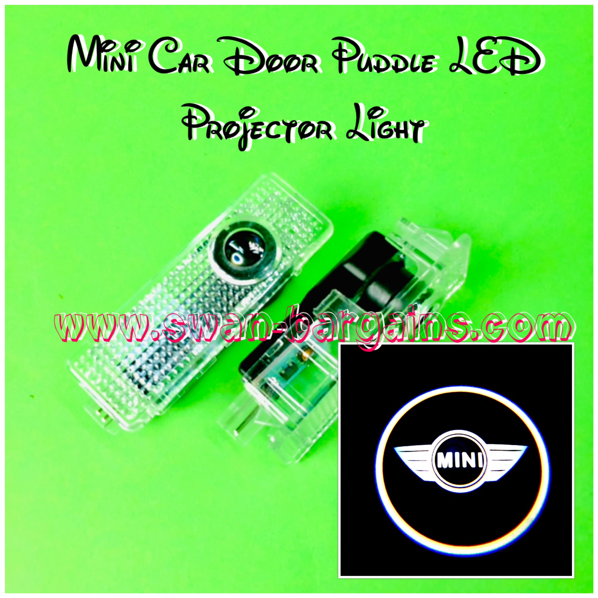 Mini Cooper Integrated Door Courtesy LED Projector Lamp Singapore