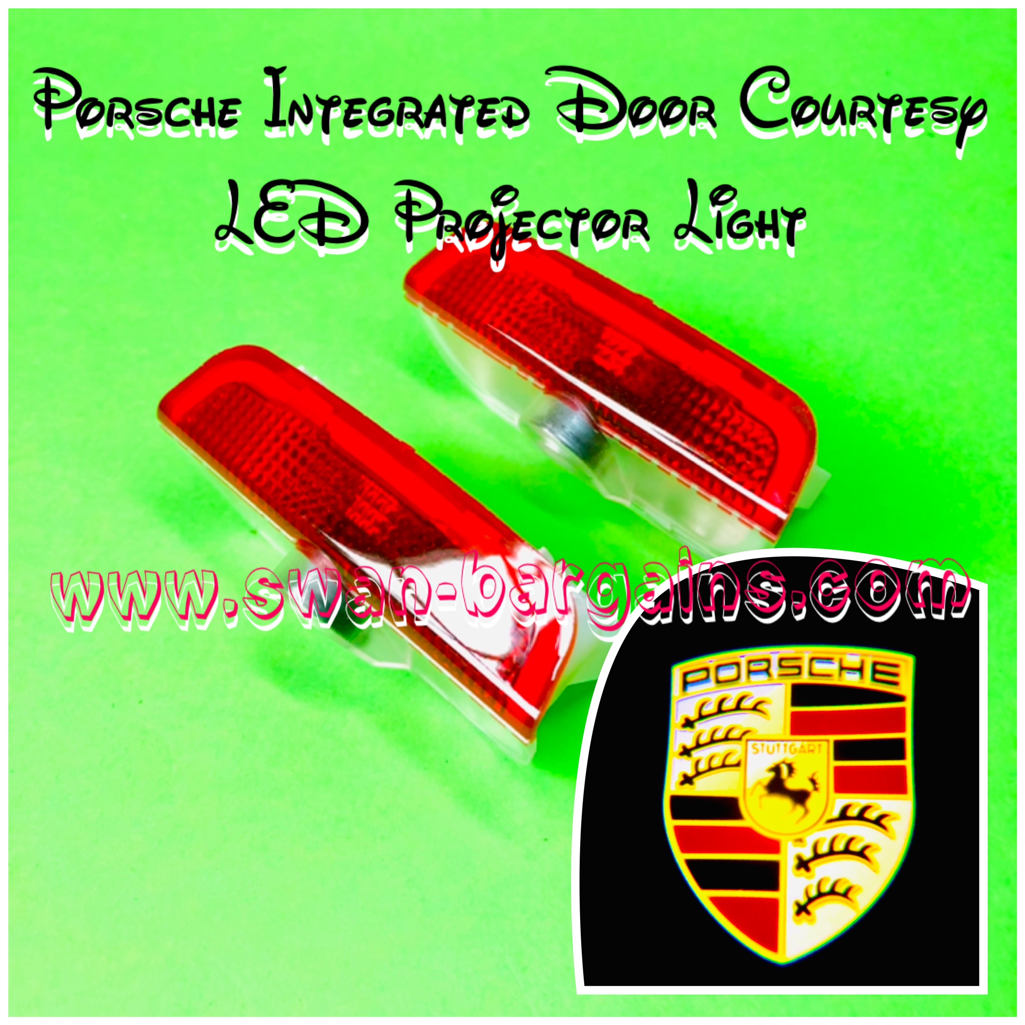 Porsche Integrated Door Courtesy Projector LED Light Singapore