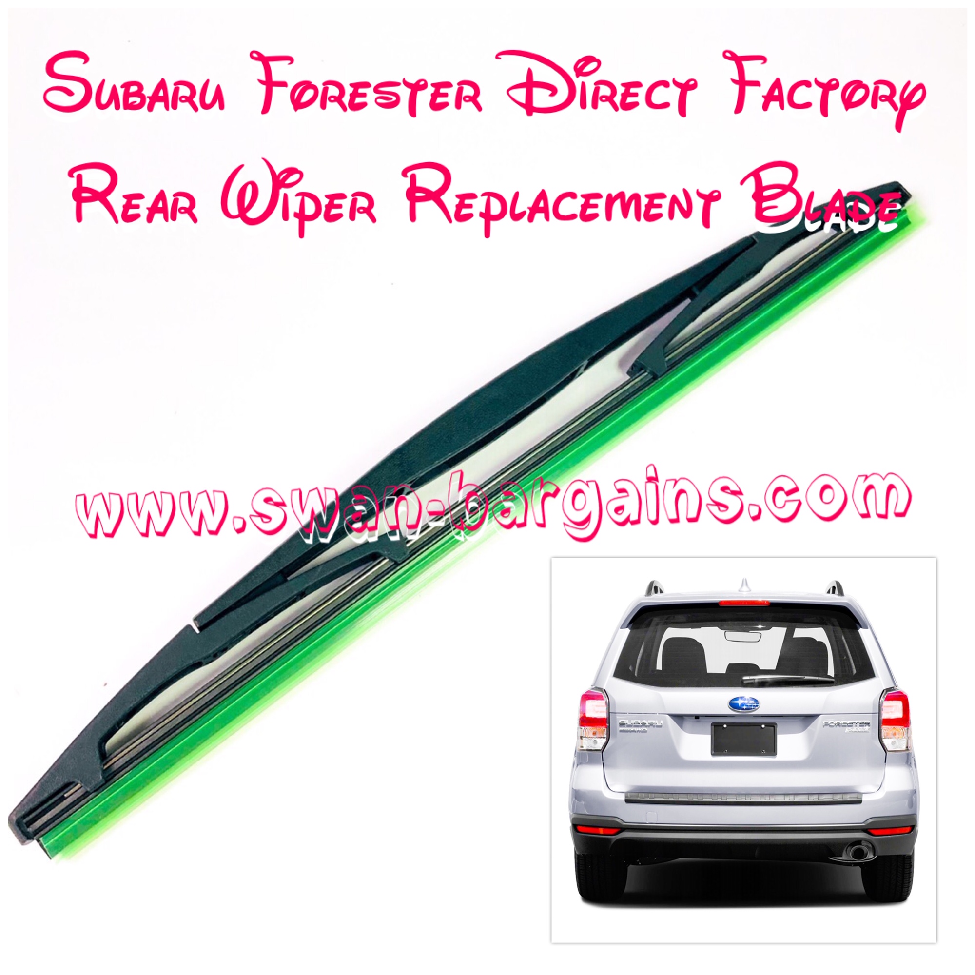 Subaru Forester Rear Windscreen Wiper Blade Direct Fit Singapore
