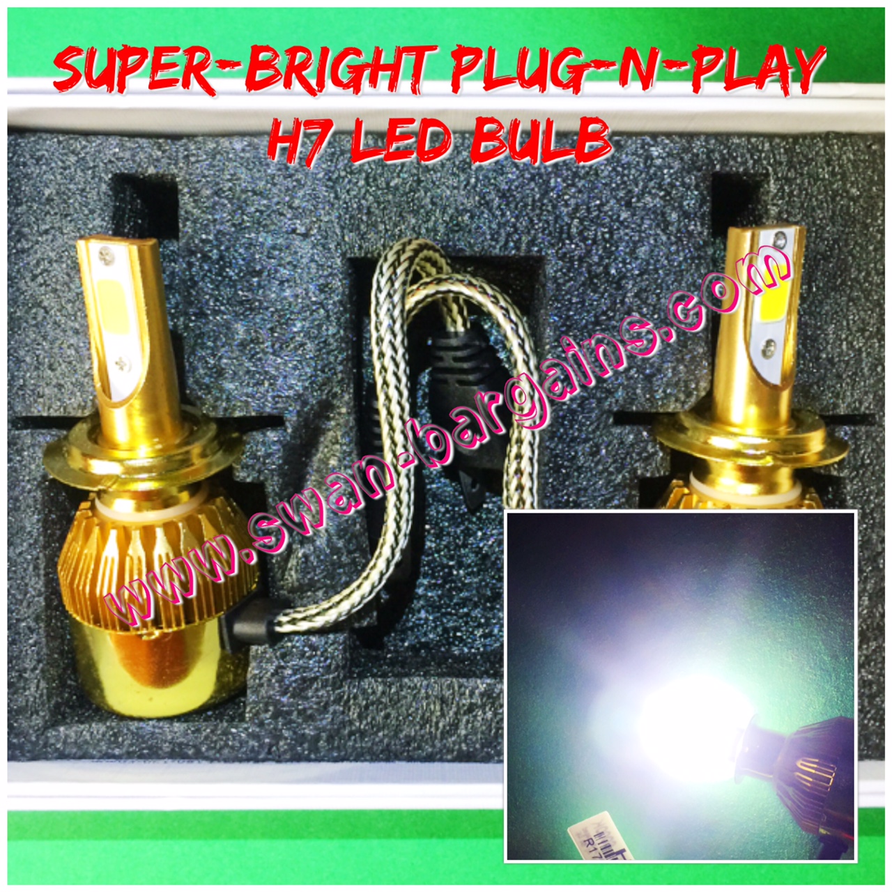 Super bright h7 clearance headlight bulbs