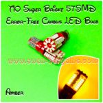 T10 Ultra-Bright Error-free 57SMD CANBUS LED Bulb Singapore - Amber Light
