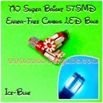 T10 Ultra-Bright Error-free 57SMD CANBUS LED Bulb Singapore - Ice Blue Light