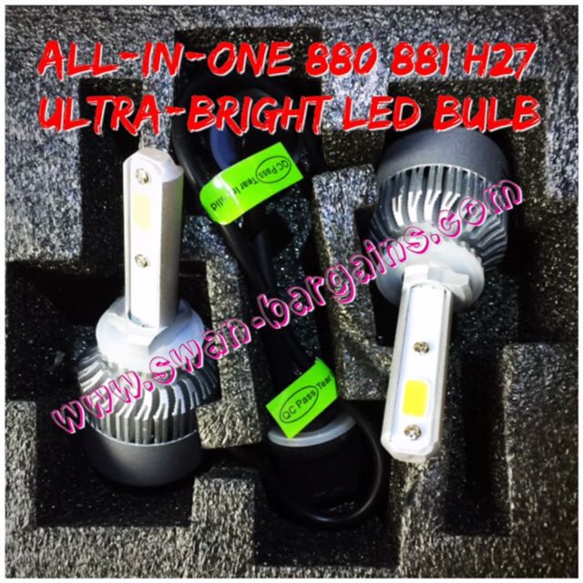 Ultra Bright 880 881 All-in-One LED Fog Lamp Bulb Singapore