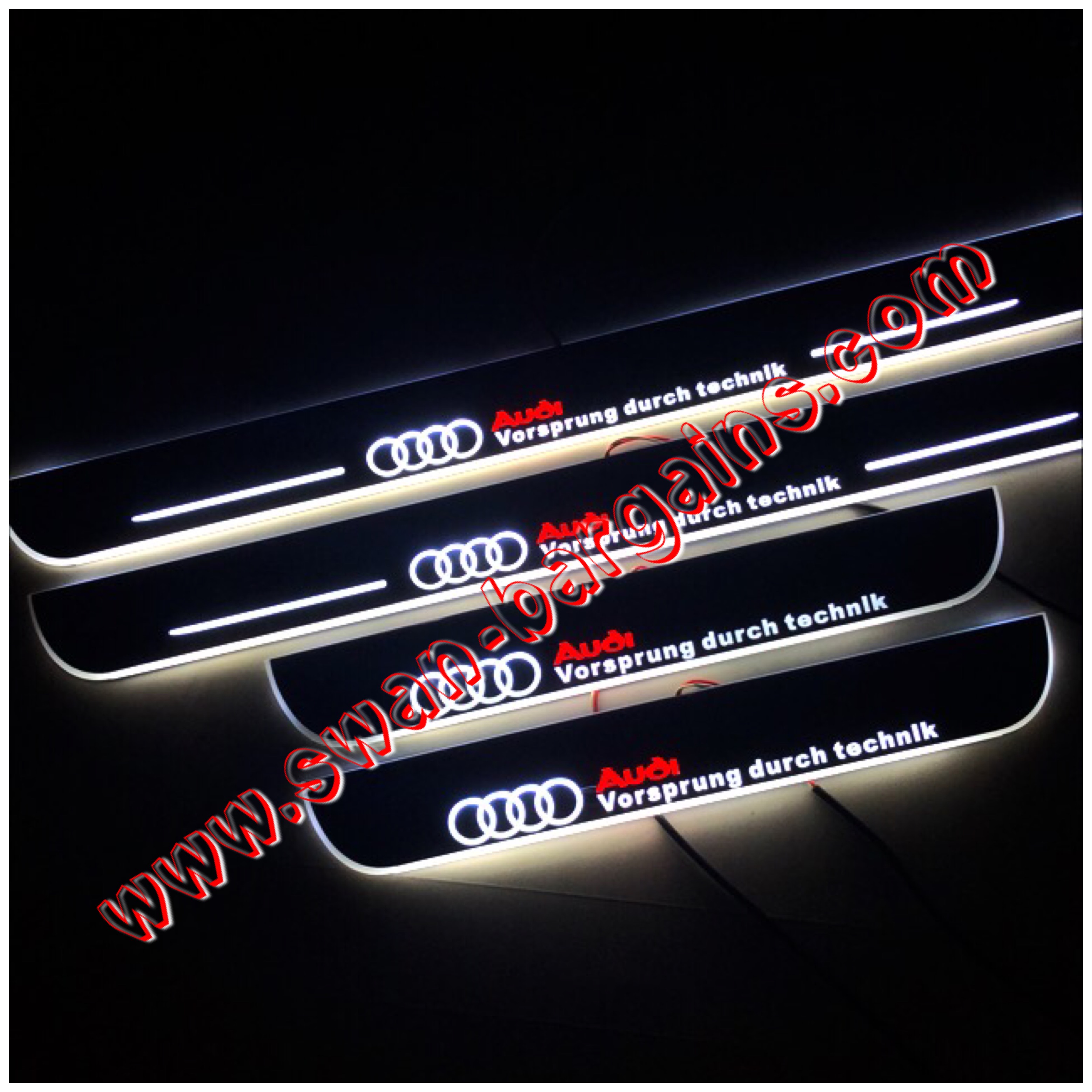 Audi Animated Moving LED Car Door Scuff Sill Singapore